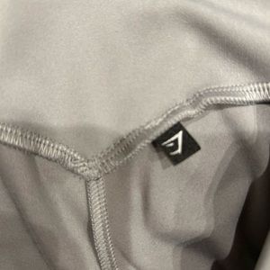 Gymshark women light grey cropped leggings. Size medium.